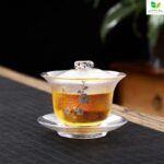 Chén Khải Cây Trúc Và Hoa Đào 200ml