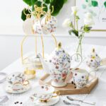 Bộ ấm chén pha trà Châu Âu Sắc Xuân Europen