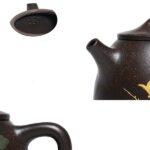 Ấm tử sa Sen Cá hắc kim sa - Image 10