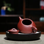 Bộ Ấm Chén Thạch Biều Cảnh Chu, Thủ Công 270ml - Image 6