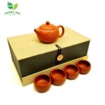 Bộ Ấm Chén Tử Sa Tây Thi Hoa Mẫu Đơn, Nguyên Khoáng, Thủ Công 200ml - Image 2