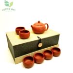 Bộ Ấm Chén Tử Sa Tây Thi Hoa Mẫu Đơn, Nguyên Khoáng, Thủ Công 200ml