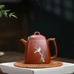 Bộ Ấm Tử Sa Hán Phương Khổng Tước, Nguyên Khoáng 300ml - Image 3