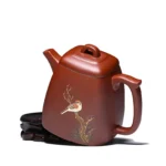 Bộ Ấm Tử Sa Hán Phương Khổng Tước, Nguyên Khoáng 300ml - Image 2