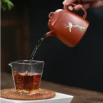 Bộ Ấm Tử Sa Hán Phương Khổng Tước, Nguyên Khoáng 300ml - Image 5