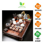 Bàn Trà Điện thông minh Gỗ Hương