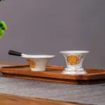 Bộ Ấm Chén Bạc Tây Thi Hoa Mẫu Đơn 11 Món, Bạc Nguyên Chất 99,99% - Image 6