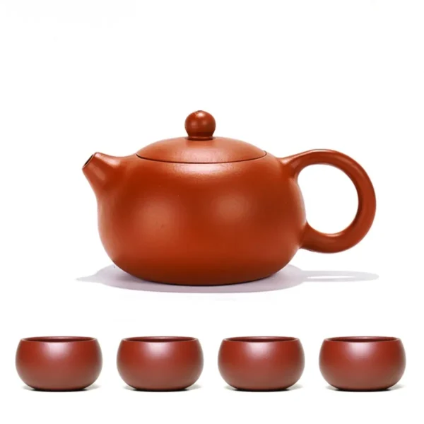 Bộ ấm tử sa Tây Thi Chu Sa 4 Chén