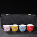 Chén Bạc uống trà Hoa Sen ngũ sắc - Image 12