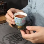 Chén Bạc uống trà Hoa Sen ngũ sắc - Image 10