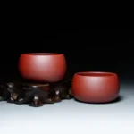 Bộ Ấm Chén Tử Sa Sen Cá, Đại Hồng Bào Nguyên Khoáng, Thủ Công 280ml - Image 3