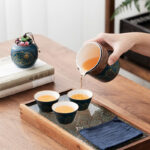 Bộ Ấm Trà Gốm Du Lịch Di Động - Image 2