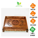 Khay trà gỗ Hương Giáng Long
