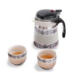 Bộ ấm chén pha trà hoa - Image 9