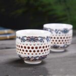 Bộ ấm chén pha trà hoa - Image 11