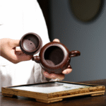 Bộ Ấm Chén Tử Sa Trúc Đoạn, Thủ Công 200ml - Image 6