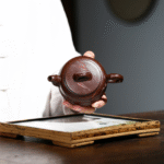 Bộ Ấm Chén Tử Sa Trúc Đoạn, Thủ Công 200ml - Image 7