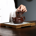 Bộ Ấm Chén Tử Sa Trúc Đoạn, Thủ Công 200ml - Image 8