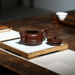 Bộ Ấm Chén Tử Sa Trúc Đoạn, Thủ Công 200ml - Image 9