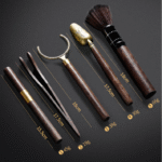 Bộ Xúc Trà Đạo 5 Món Bằng Đồng - Image 3