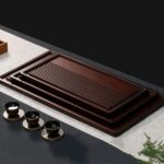 Khay Trà Gỗ Thoát Nước Tự Động - Image 2