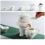 Bộ Ấm Chén Pha Trà Cối Xay SM010 Chữ Tĩnh - Image 5