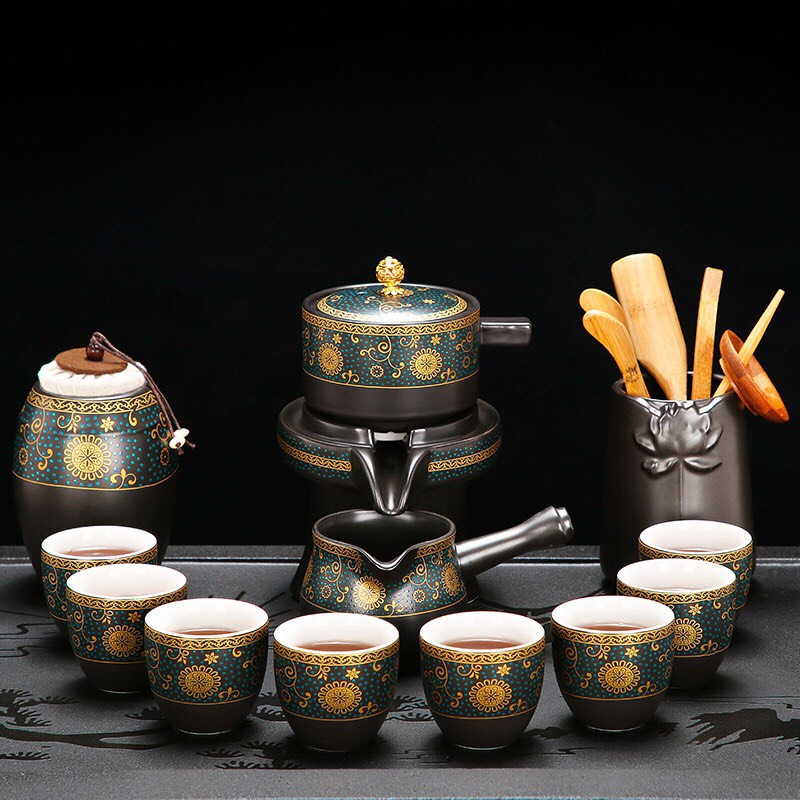 z2068726429823_41f7724657e5823fab0e4e428e798950.jpg Bộ Ấm Chén Pha Trà Cối Xay SM009 Hoa Hướng Dương - Image 1