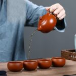 Bộ ấm tử sa Tây Thi Chu Sa 4 Chén - Image 13