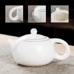 Bộ ấm chén sứ pha trà Bạch Định Hoàng Kim - Image 11