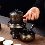 Bộ Ấm Chén Pha Trà Cối Xay SM012 Hoa Cẩm Đỏ - Image 14