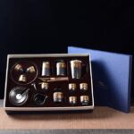 Bộ Ấm Chén Pha Trà Cối Xay SM012 Hoa Cẩm Đỏ - Image 16