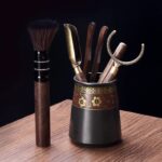 Bộ Ấm Chén Pha Trà Cối Xay SM012 Hoa Cẩm Đỏ - Image 17