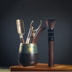 Bộ Ấm Chén Pha Trà Cối Xay SM007 Xanh Lòng Đen - Image 14