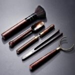 Bộ ấm chén pha trà cối xay SM008 đỏ lòng đen - Image 6