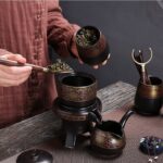 Bộ ấm chén pha trà cối xay SM008 đỏ lòng đen - Image 11