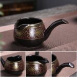 Bộ ấm chén pha trà cối xay SM008 đỏ lòng đen - Image 13