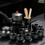 Bộ Ấm Chén Pha Trà Cối Xay SM013 Truyền Thống