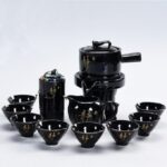 Bộ Ấm Chén Pha Trà Cối Xay SM010 Chữ Tĩnh