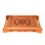 Khay trà gỗ Hương cuốn thư - Image 5