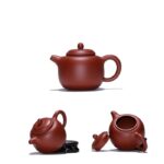 Bộ Ấm Chén Tử Sa Tây Thi Đại Hồng Bào 9 Món, Tử Sa Nguyên Khoáng, Thủ Công 280ml - Image 6