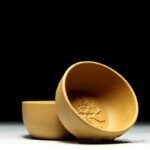 Chén Uống Trà Tử Sa Nguyên Khoáng, Thủ Công, Hoa Mẫu Đơn 60ml - Image 2