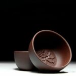 Chén Uống Trà Tử Sa Nguyên Khoáng, Thủ Công, Hoa Mẫu Đơn 60ml - Image 3