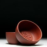 Chén Uống Trà Tử Sa Nguyên Khoáng, Thủ Công, Hoa Mẫu Đơn 60ml - Image 4