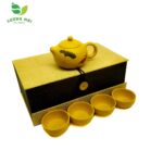 Bộ Ấm Chén Tây Thi Đoàn Nê Sen Cá, Đoàn Nê Nguyên Khoáng, Thủ Công 220ml - Image 2