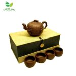 Bộ Ấm Chén Tử Sa Nho Sóc, Nguyên Khoáng, Thủ Công 320ml (Tùng Thử Bồ Đào) - Image 2