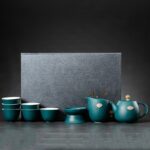 Bộ Ấm Chén Pha Trà Nhật Bản Tịnh Không, Gốm Sứ Cao Cấp 250ml - Image 8