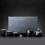 Bộ Ấm Chén Pha Trà Nhật Bản Tịnh Không, Gốm Sứ Cao Cấp 250ml - Image 4