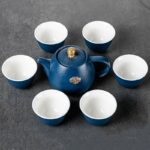 Bộ Ấm Chén Pha Trà Nhật Bản Tịnh Không, Gốm Sứ Cao Cấp 250ml - Image 13