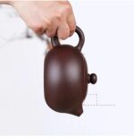 Bộ Ấm Chén Tây Thi Kim Sa, Tử Sa Kim Sa, Thủ Công 280ml - Image 8