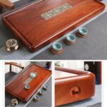 Khay Trà Gỗ Cẩm Lai Khổng Tước SƯƠNG MAI, Sang Trọng, Đẳng Cấp - Image 5
